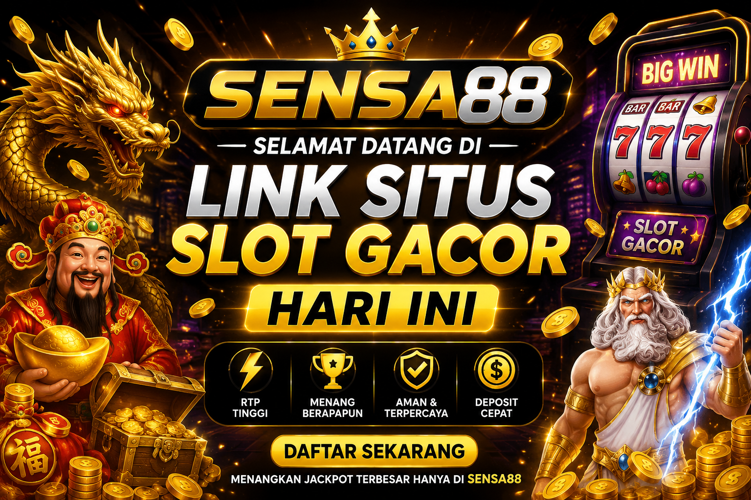 SENSA88: Selamat Datang Di Link Situs Slot Gacor Hari Ini